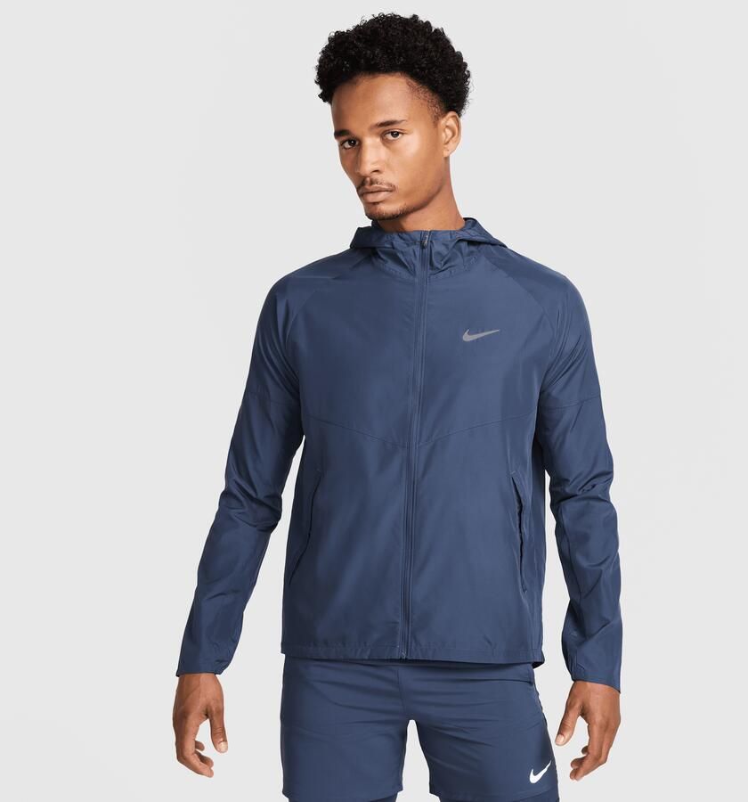 Nike Miler Repel hardloopjack voor heren Blauw - Foto 3