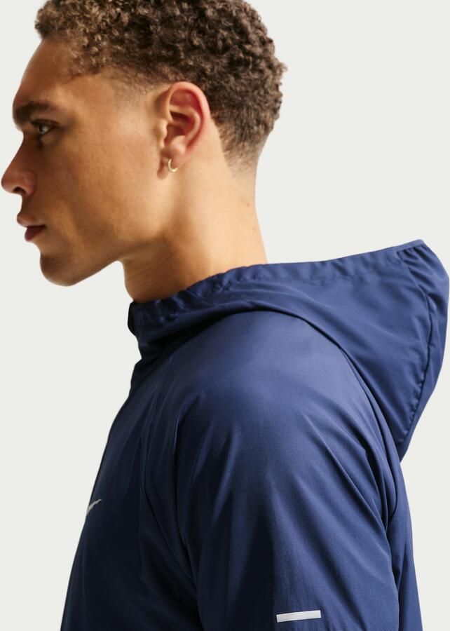 Nike Miler Repel hardloopjack voor heren Blauw - Foto 3