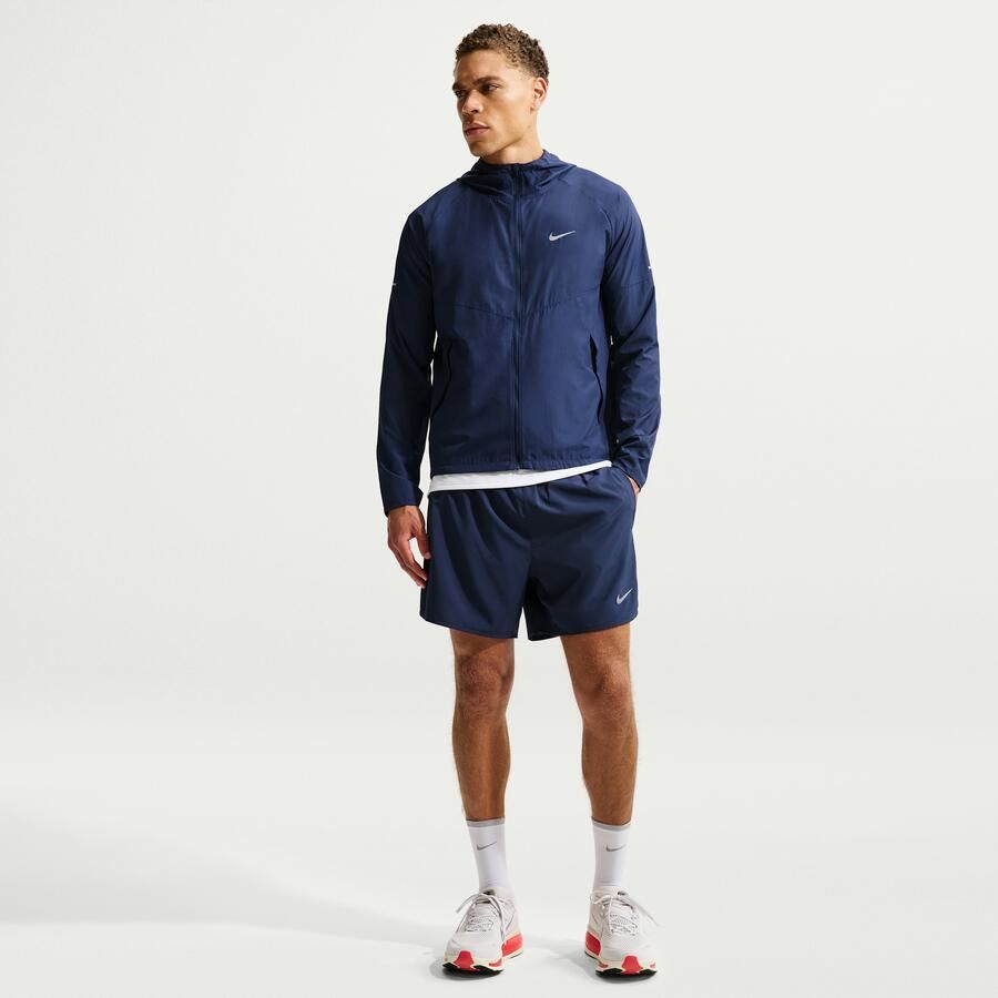 Nike Miler Repel hardloopjack voor heren Blauw