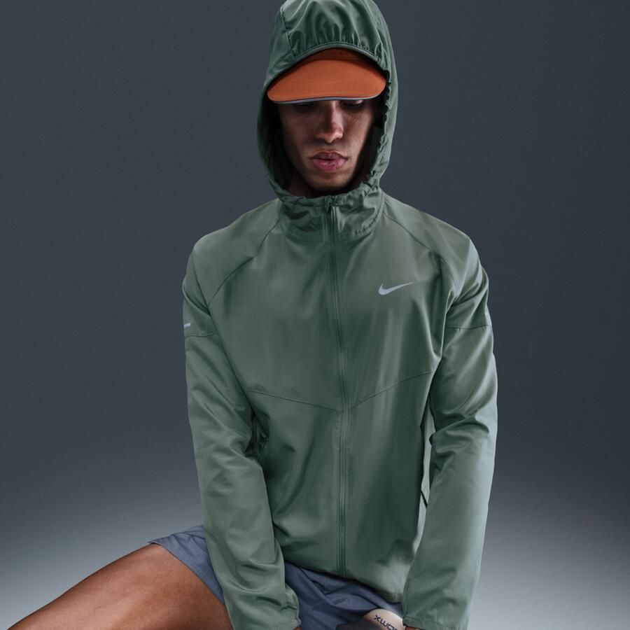 Nike Miler Repel hardloopjack voor heren Grijs - Foto 2