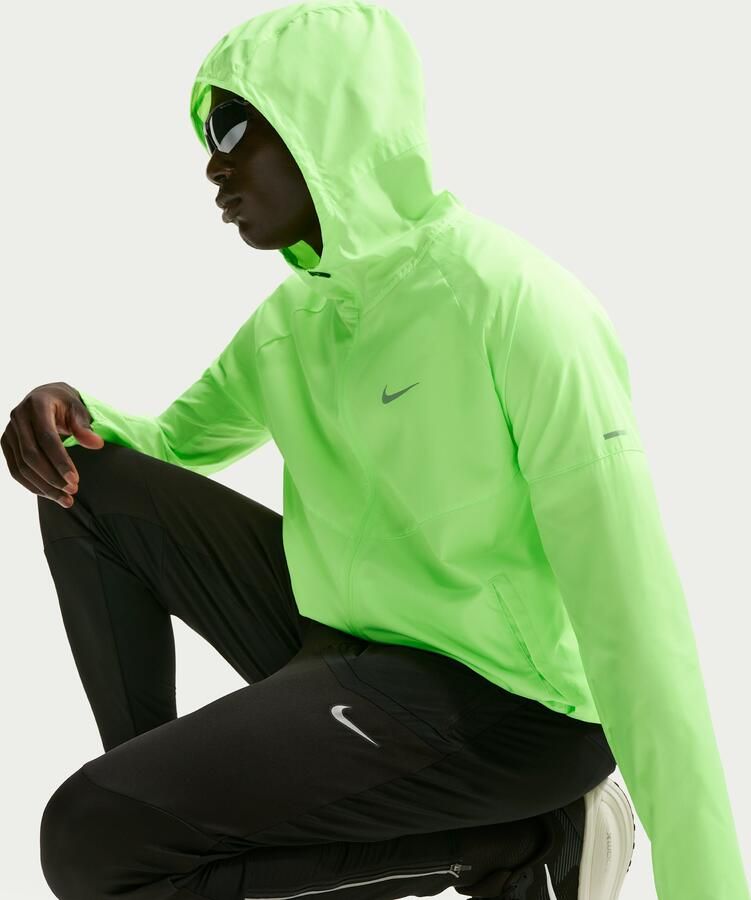 Nike Miler Repel hardloopjack voor heren Groen - Foto 3