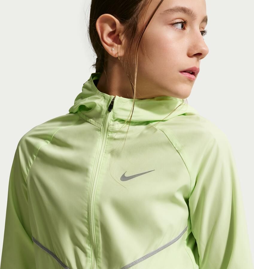 Nike Miler Repel trainingsjack met UV-bescherming voor kids Groen
