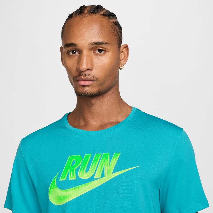 Nike Miler Run Energy Dri-FIT hardlooptop met korte mouwen voor heren Groen - Foto 2