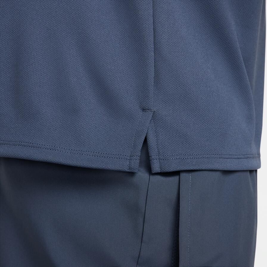 Nike Miler UV hardlooptop met korte mouwen en Dri-FIT voor heren Blauw - Foto 2