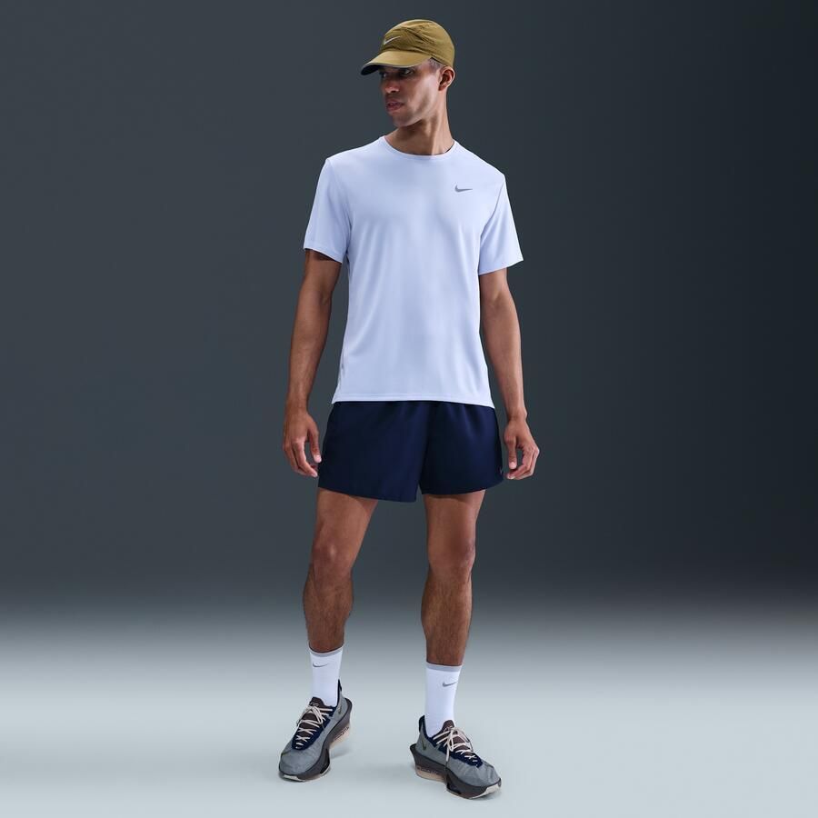 Nike Miler UV hardlooptop met korte mouwen en Dri-FIT voor heren Grijs - Foto 3