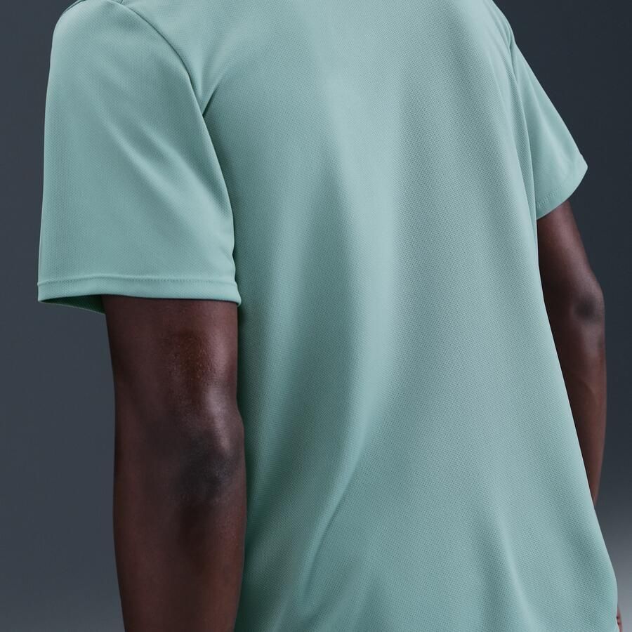 Nike Miler UV hardlooptop met korte mouwen en Dri-FIT voor heren Groen