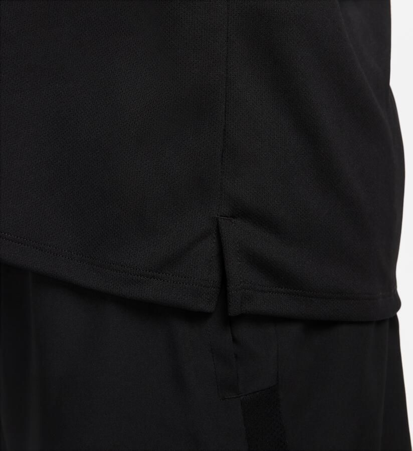 Nike Miler UV hardlooptop met korte mouwen en Dri-FIT voor heren Zwart - Foto 2