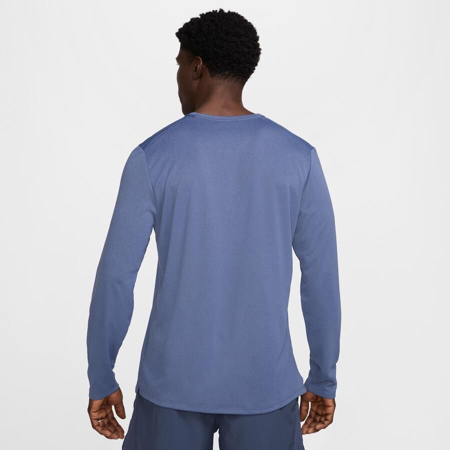 Nike Miler UV-hardlooptop met lange mouwen en Dri-FIT voor heren Blauw - Foto 2