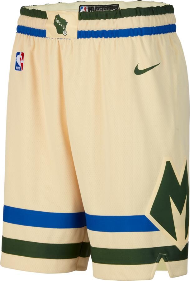 Nike Milwaukee Bucks City Edition Swingman NBA-herenshorts met Dri-FIT Bruin - Foto 3