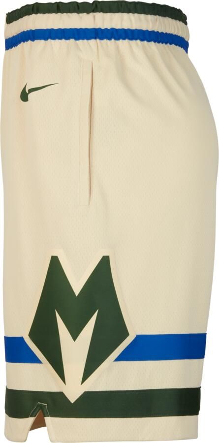 Nike Milwaukee Bucks City Edition Swingman NBA-herenshorts met Dri-FIT Bruin - Foto 2