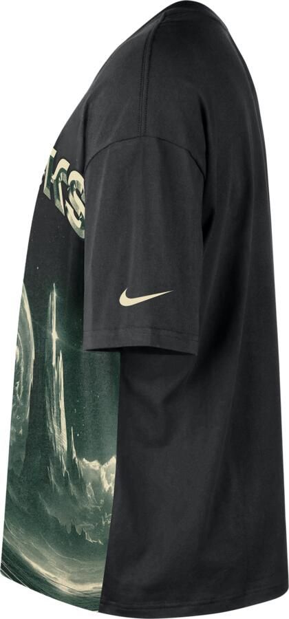 Nike Milwaukee Bucks Courtside NBA boxy T-shirt voor heren Zwart - Foto 2