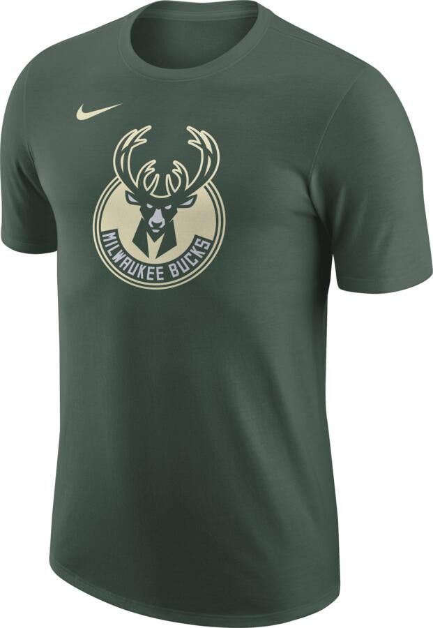 Nike Milwaukee Bucks Essential NBA-herenshirt Groen - Foto 2