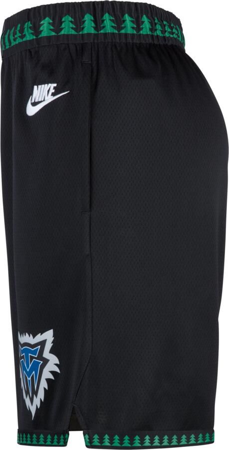 Nike Minnesota Timberwolves Swingman 2025 26 Hardwood Classics Dri-FIT NBA shorts voor heren Zwart - Foto 2