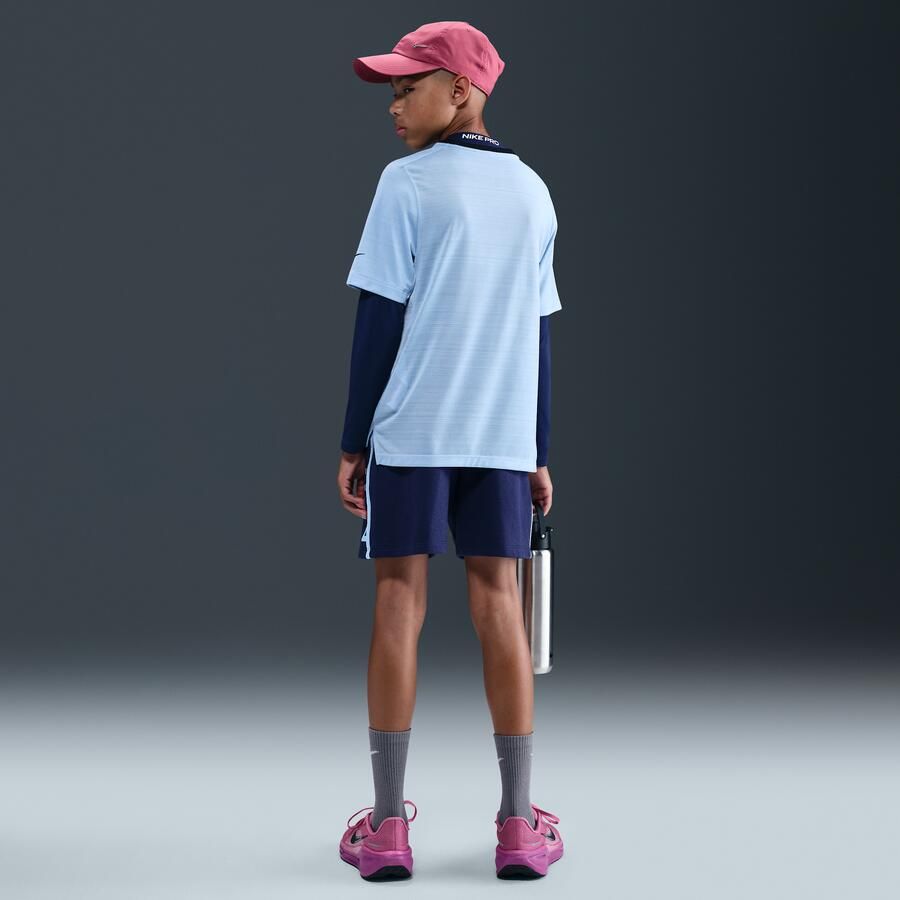 Nike Multi Dri-FIT fleeceshorts voor kids Blauw - Foto 3