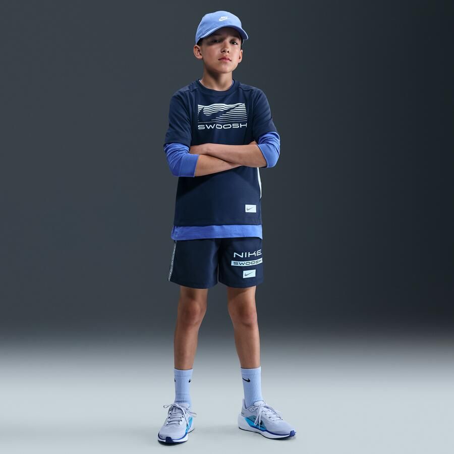 Nike Multi Dri-FIT geweven shorts voor jongens Blauw - Foto 4