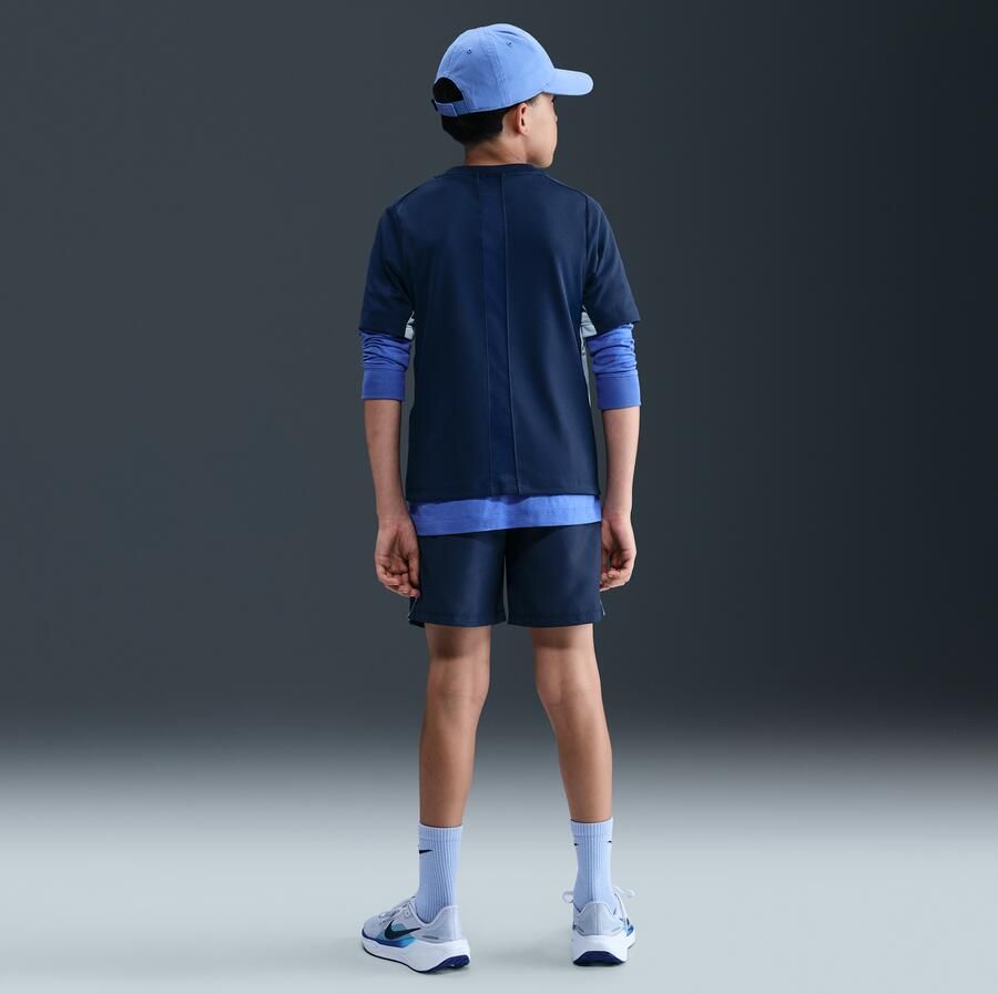 Nike Multi Dri-FIT geweven shorts voor jongens Blauw - Foto 3