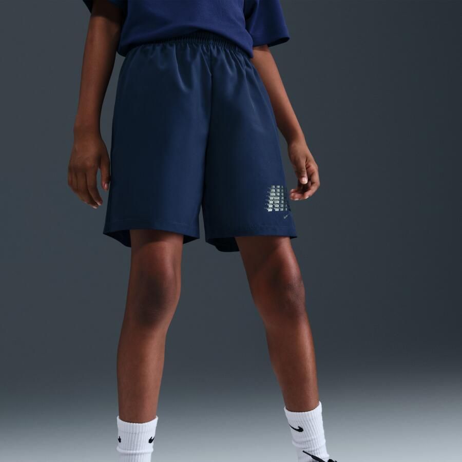 Nike Multi Dri-FIT geweven shorts voor jongens Blauw