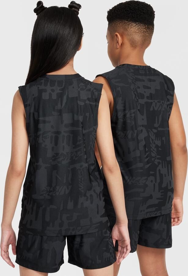 Nike Multi Dri-FIT mouwloze top voor kids Zwart - Foto 3