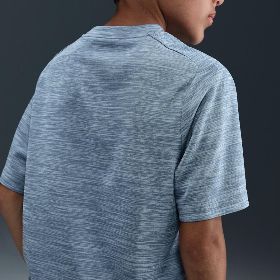 Nike Multi Dri-FIT top met korte mouwen voor kids Blauw