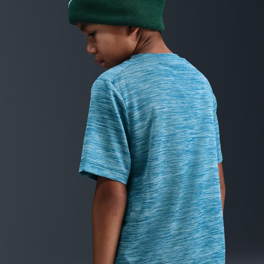 Nike Multi Dri-FIT top met korte mouwen voor kids Blauw