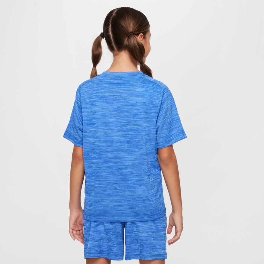 Nike Multi Dri-FIT top met korte mouwen voor kids Blauw