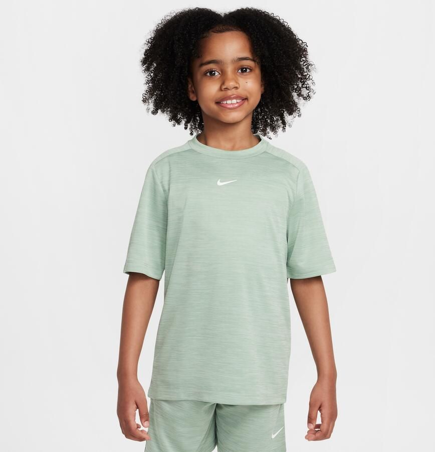 Nike Multi Dri-FIT top met korte mouwen voor kids Groen - Foto 4
