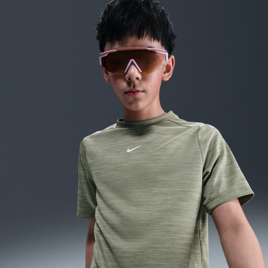 Nike Multi Dri-FIT top met korte mouwen voor kids Groen - Foto 4