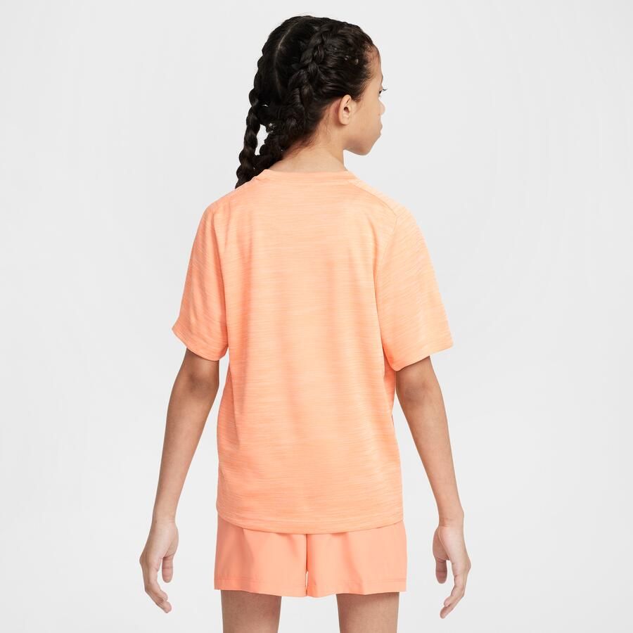 Nike Multi Dri-FIT top met korte mouwen voor kids Oranje