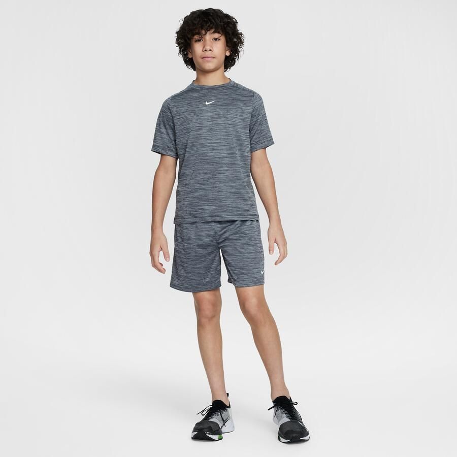 Nike Multi Dri-FIT top met korte mouwen voor kids Zwart - Foto 2