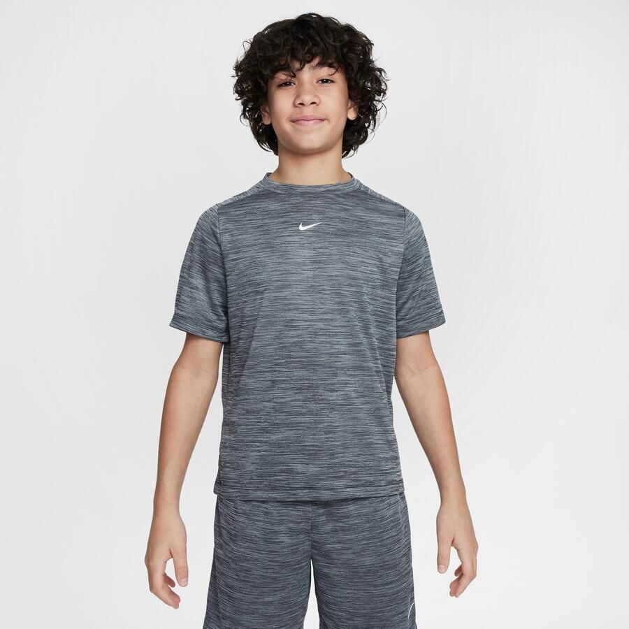 Nike Multi Dri-FIT top met korte mouwen voor kids Zwart - Foto 3