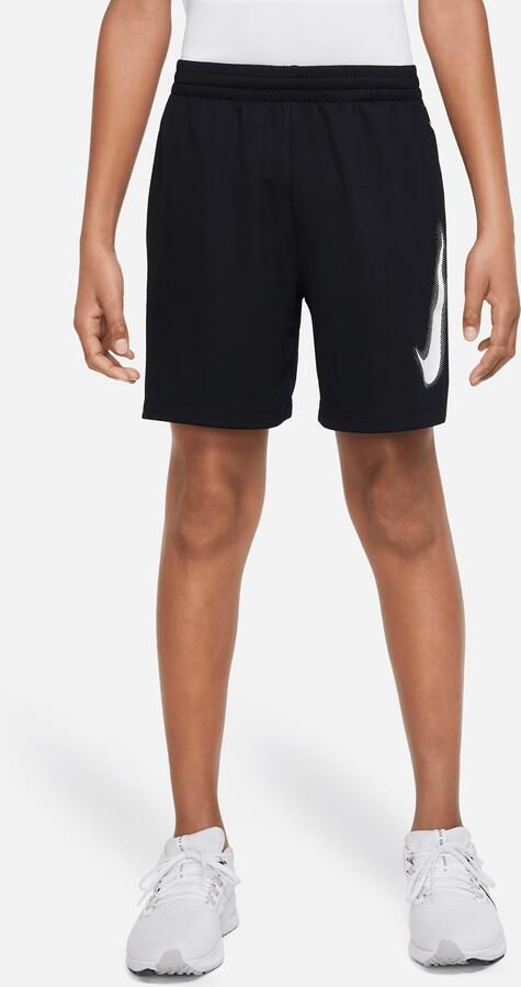Nike Multi Dri-FIT trainingsshorts met graphic voor jongens Zwart - Foto 3
