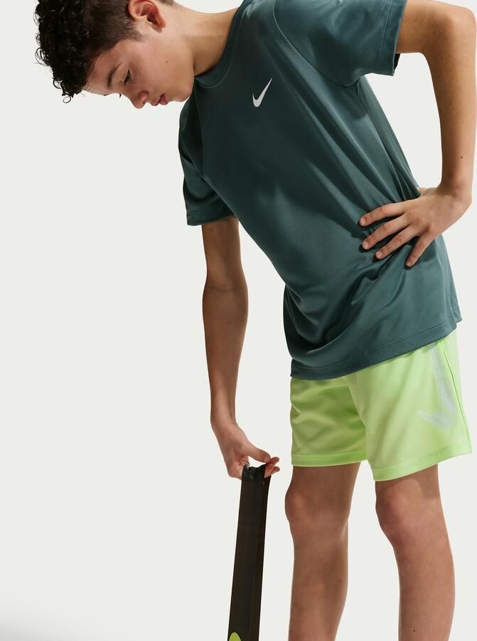 Nike Multi Dri-FIT trainingsshorts voor jongens Groen - Foto 2