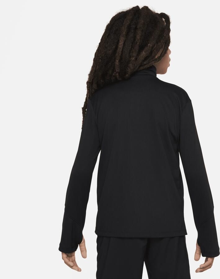 Nike Multi Dri-FIT UV jongenstop met halflange rits en lange mouwen Zwart - Foto 4