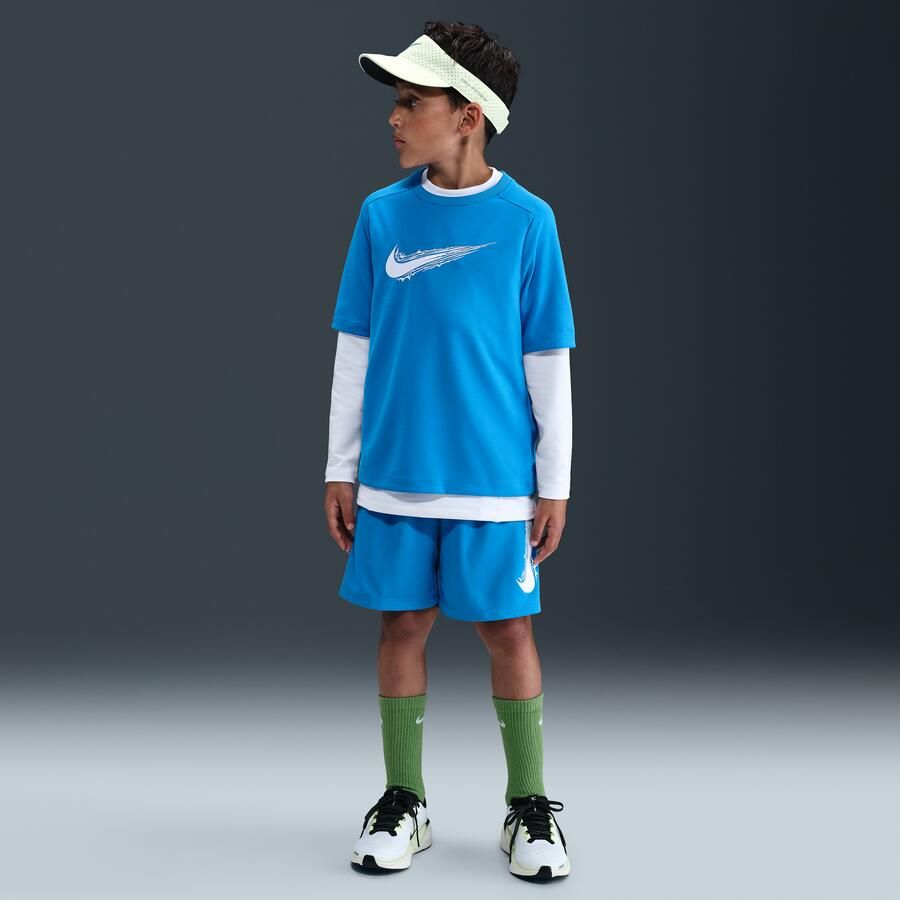 Nike Multi jongensshorts met Dri-FIT Blauw - Foto 4