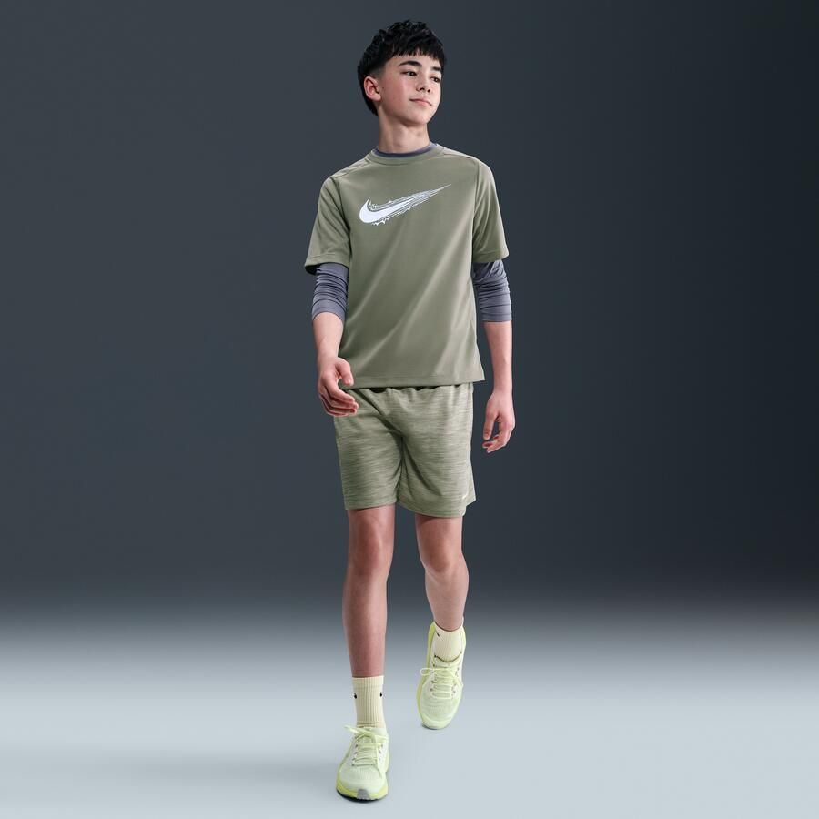 Nike Multi jongensshorts met Dri-FIT Groen - Foto 3