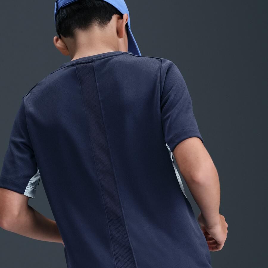 Nike Multi jongenstop met Dri-FIT en korte mouwen Blauw