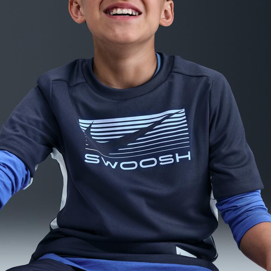 Nike Multi jongenstop met Dri-FIT en korte mouwen Blauw - Foto 2