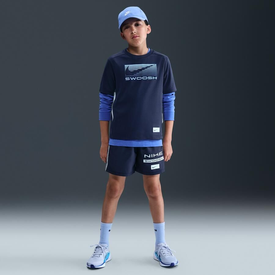 Nike Multi jongenstop met Dri-FIT en korte mouwen Blauw - Foto 3