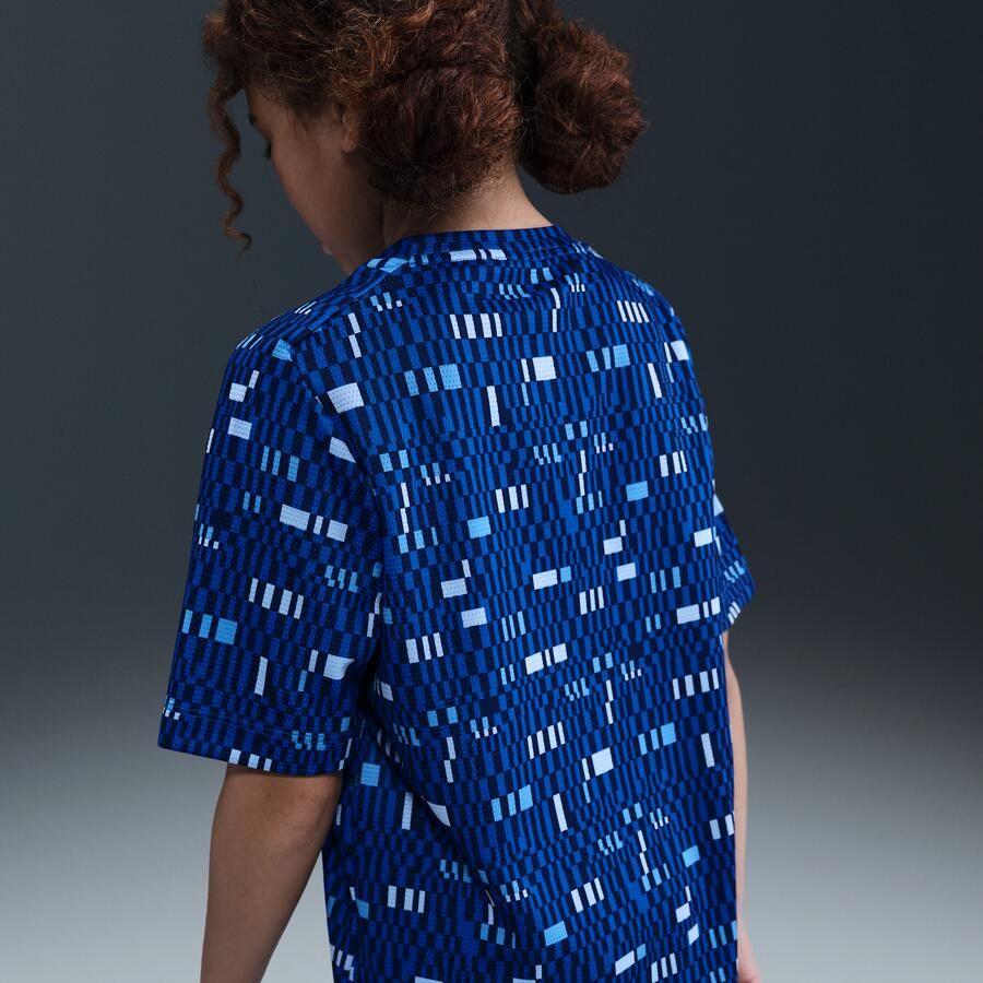 Nike Multi jongenstop met Dri-FIT en korte mouwen Blauw - Foto 2