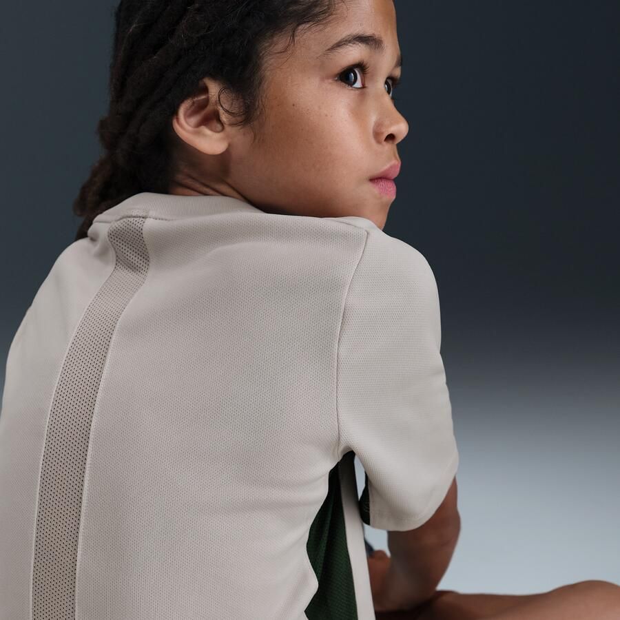 Nike Multi jongenstop met Dri-FIT en korte mouwen Bruin