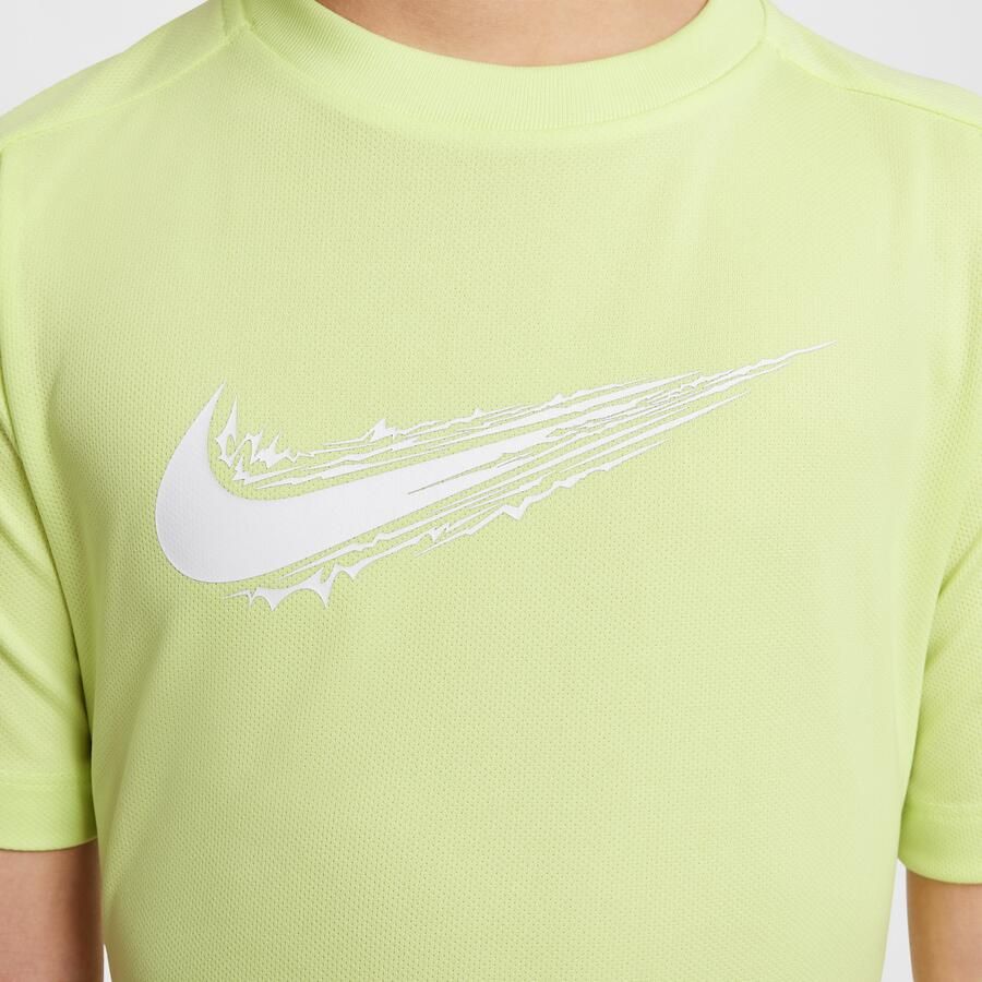 Nike Multi jongenstop met Dri-FIT en korte mouwen Geel - Foto 2