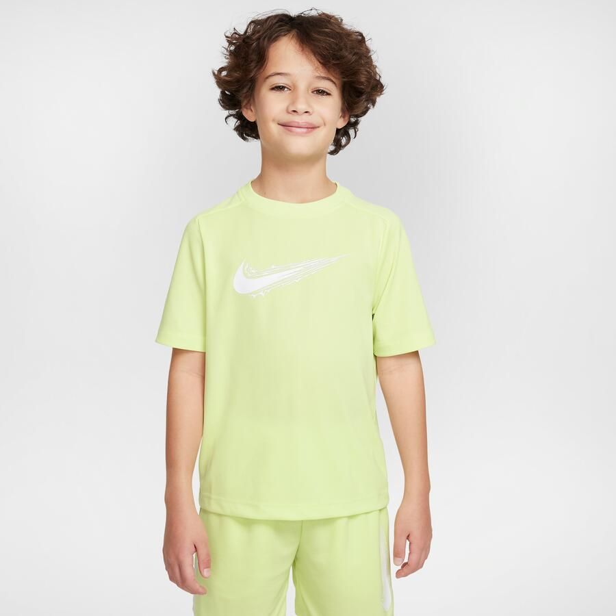 Nike Multi jongenstop met Dri-FIT en korte mouwen Geel - Foto 3