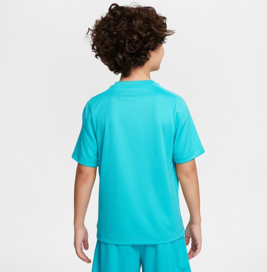 Nike Multi jongenstop met Dri-FIT en korte mouwen Groen - Foto 4