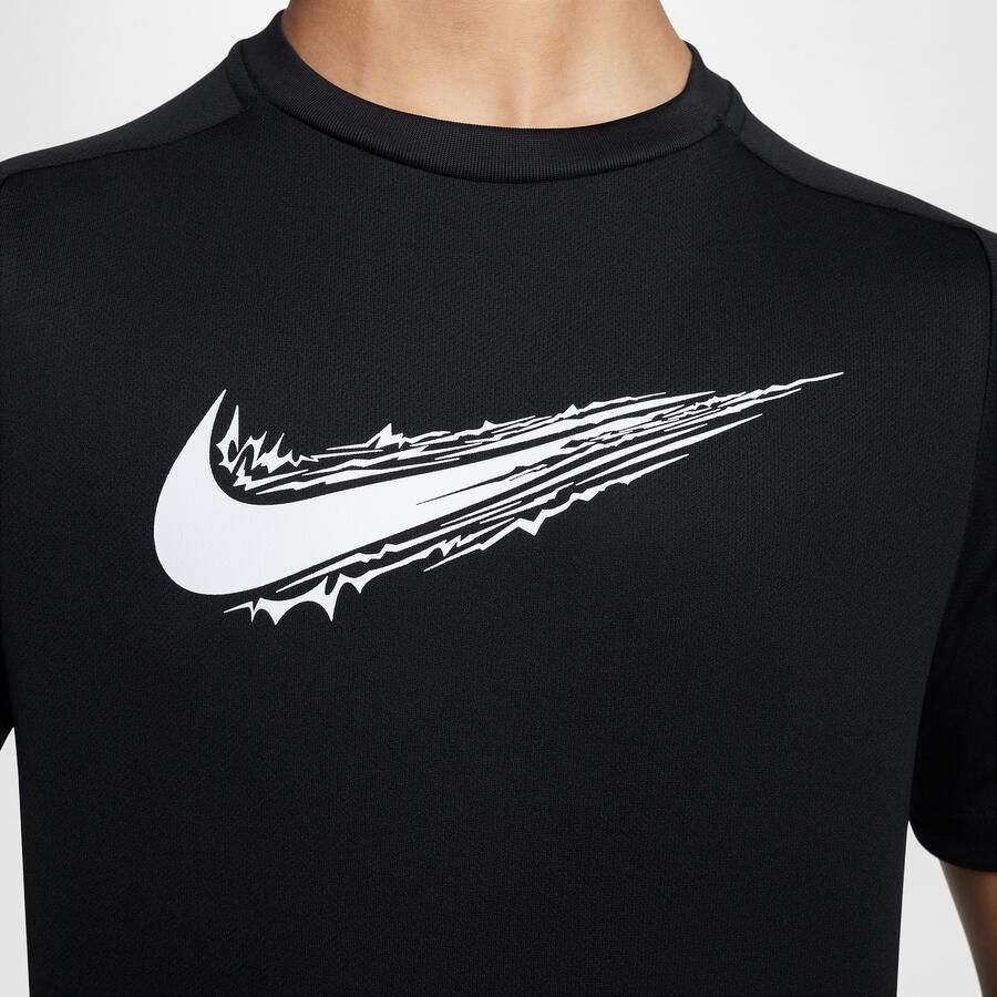 Nike Multi jongenstop met Dri-FIT en korte mouwen Zwart - Foto 2