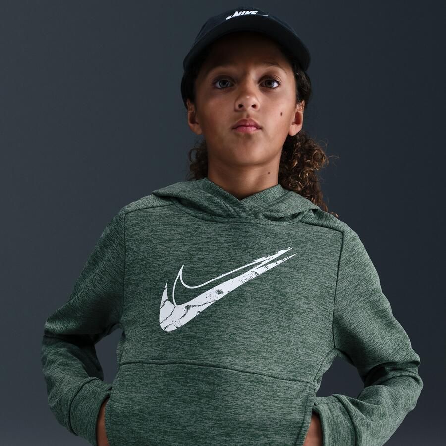 Nike Multi Stain Repel Therma-FIT hoodie voor kids Groen