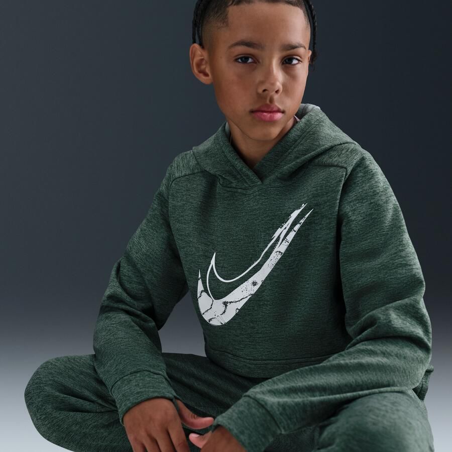 Nike Multi Stain Repel Therma-FIT hoodie voor kids Groen - Foto 2