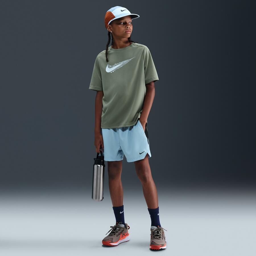 Nike Multi Tech Dri-FIT geweven shorts voor kids Blauw - Foto 4