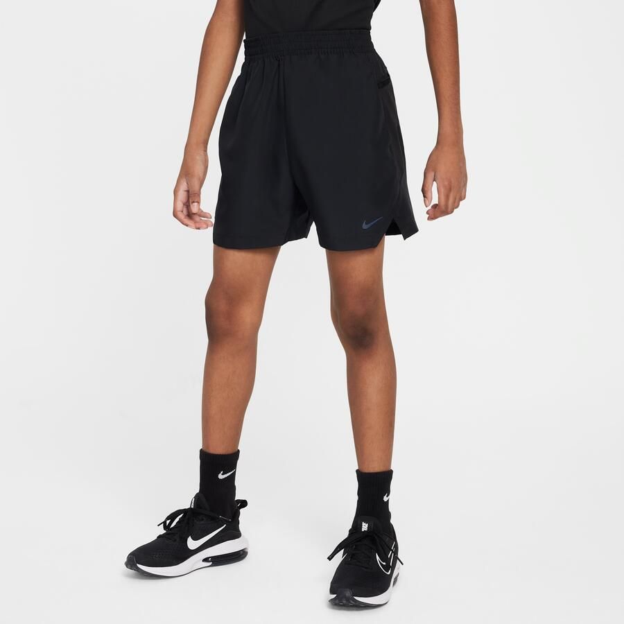 Nike Multi Tech Dri-FIT geweven shorts voor kids Zwart - Foto 4