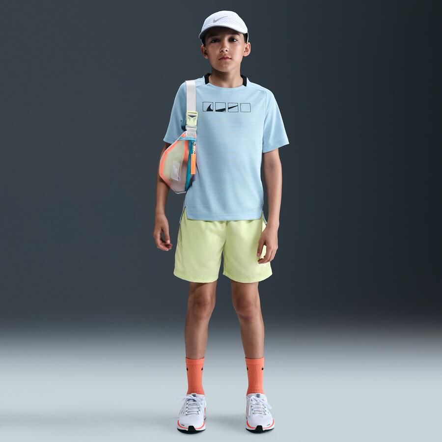 Nike Multi Tech jongenstop met Dri-FIT en korte mouwen Blauw - Foto 3