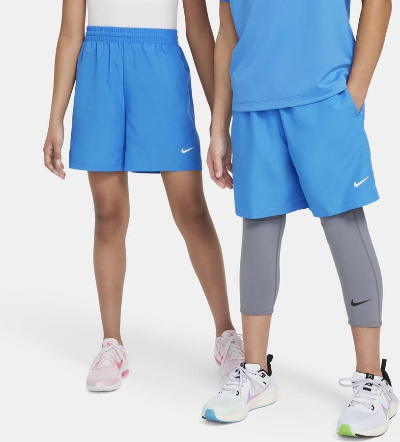 Nike Multi trainingsshorts met Dri-FIT voor jongens Blauw - Foto 3
